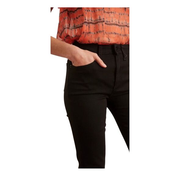 Rag & Bone Nina High waisted ankle cigarette Jeans Black Size 25 size 0 / 2 - Picture 2 of 16